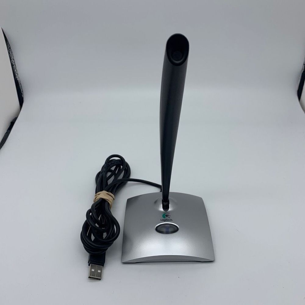 Logitech USB Desktop Microphone Mic USB Pivoting Tested